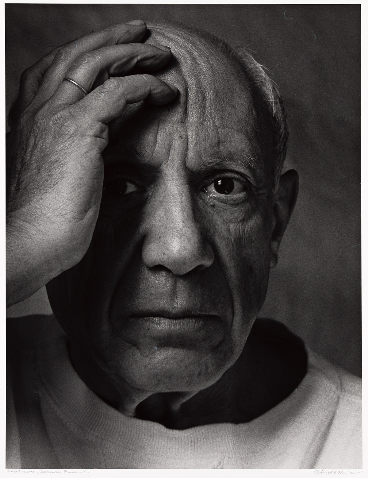 ARNOLD NEWMAN (1918-2006) Portrait of Pablo Picasso, Vallauris, France.